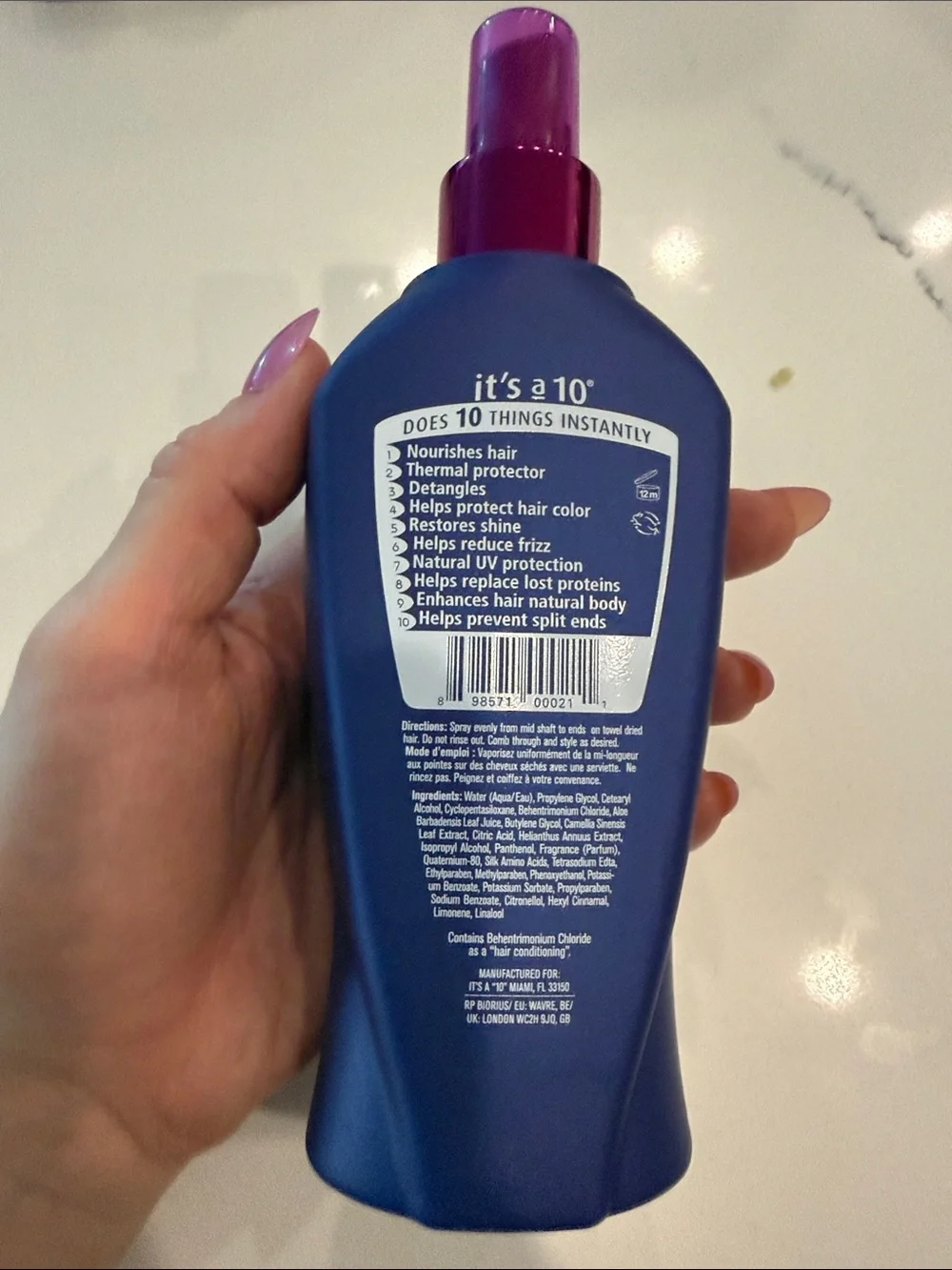 It's a 10 Miracle Leave-In Product 10 fl. oz. New
